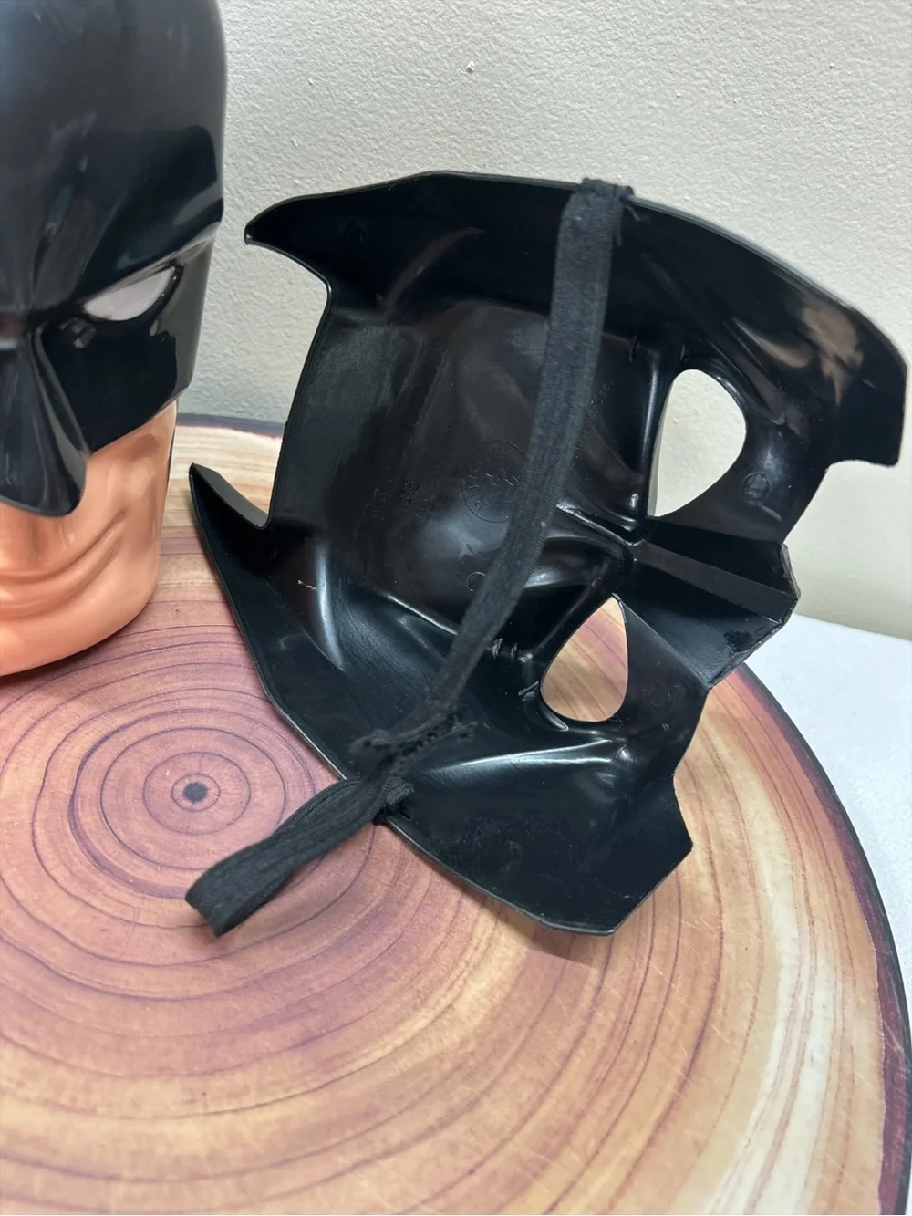 Batman Halloween Candy Bucket Basket Rubies DC Comics Mask Costume Decor Lot